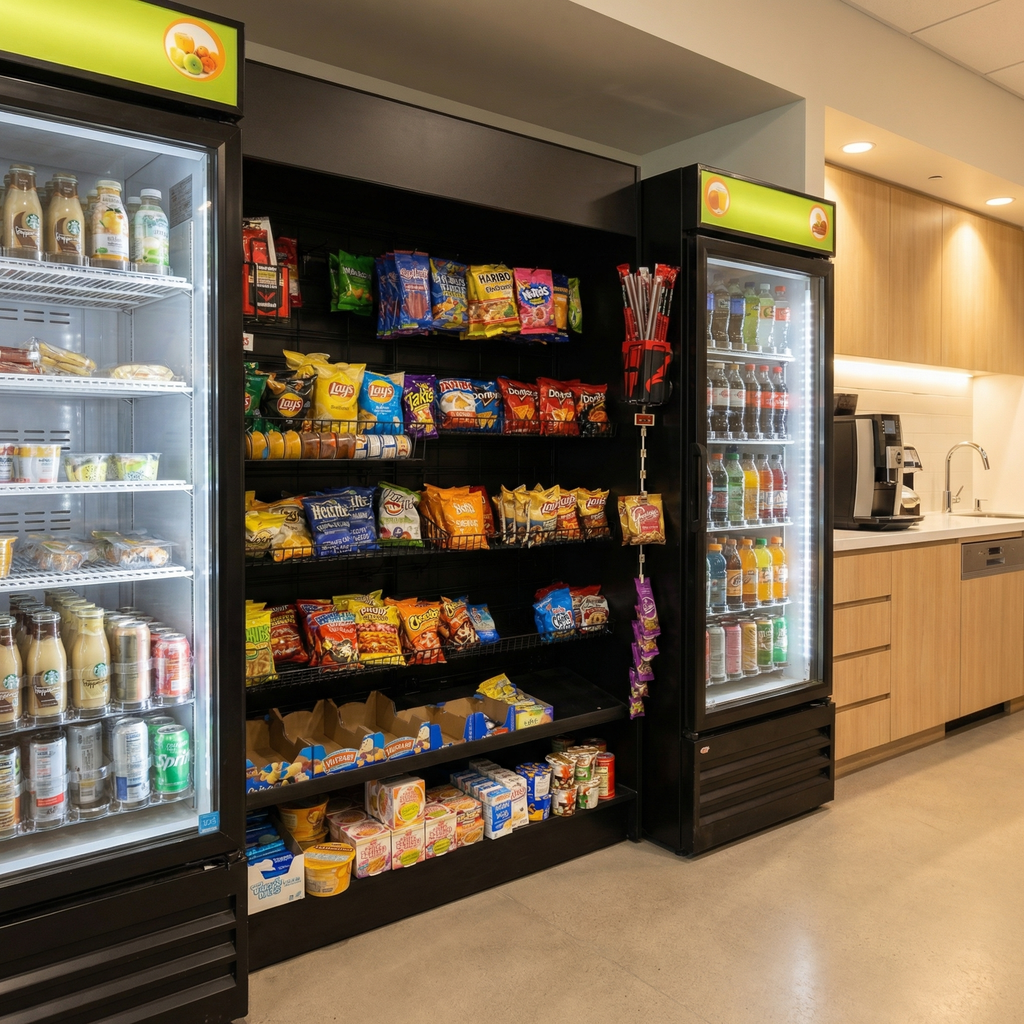 Multi-location enterprise vending network installation